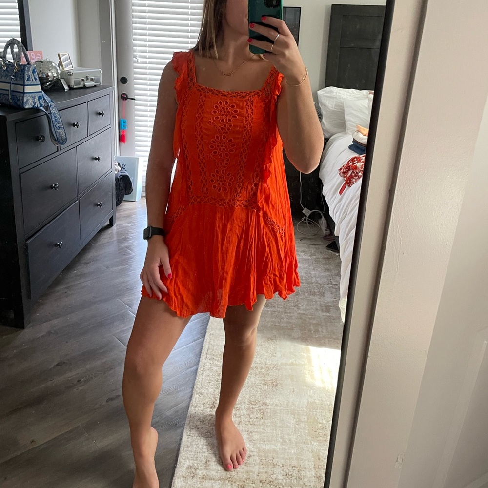 Orange Free People Dress